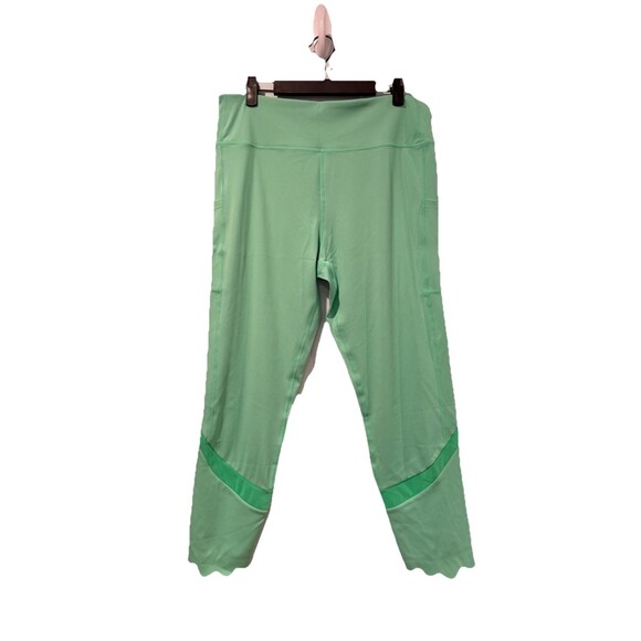 NEW Fila Leggings Womens XL Dreama Athletic Cropped Mesh Travel Athleisure Twee - Picture 1 of 7